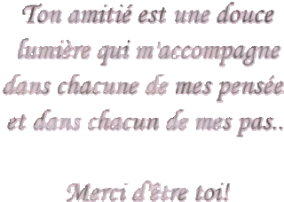 l'amitier *1*